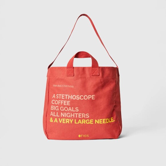 Figs A Very Large Needle Tote in Spiced Cider - Picture 2 of 7